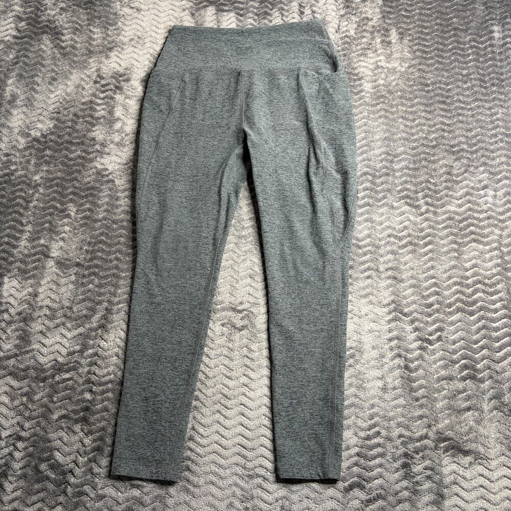 Beyond Yoga Size XL Gray Pull On Leggings With Pockets
